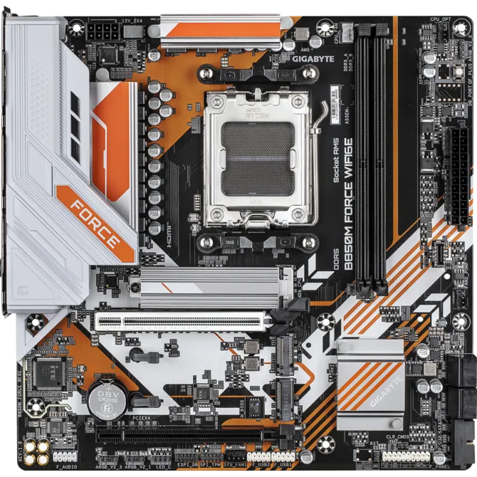 GIGABYTE B850M FORCE WiFi6E DDR5 AM5 motherboard retail box