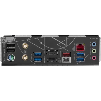 GIGABYTE Z790 EAGLE AX DDR5 motherboard rear I/O ports