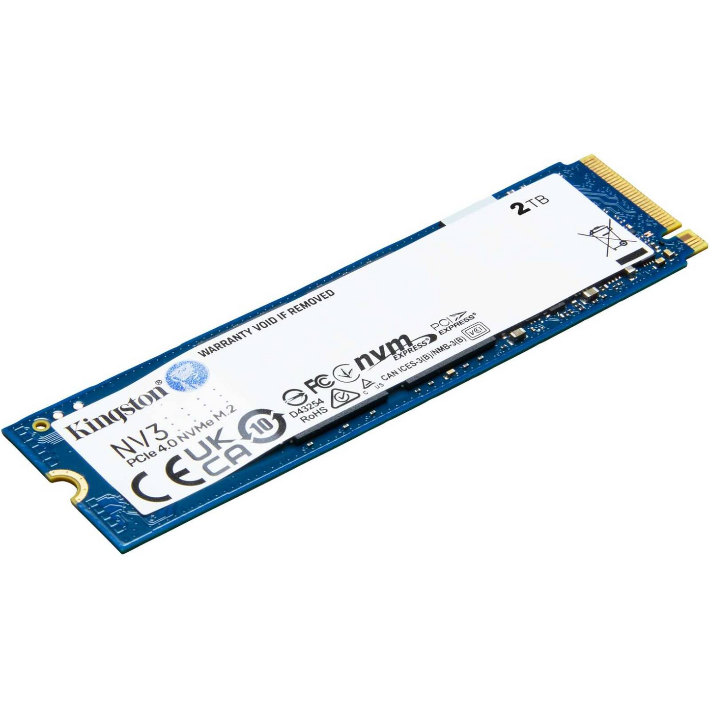 Kingston NV3 2TB M.2 2280 NVMe SSD for laptop and desktop upgrades