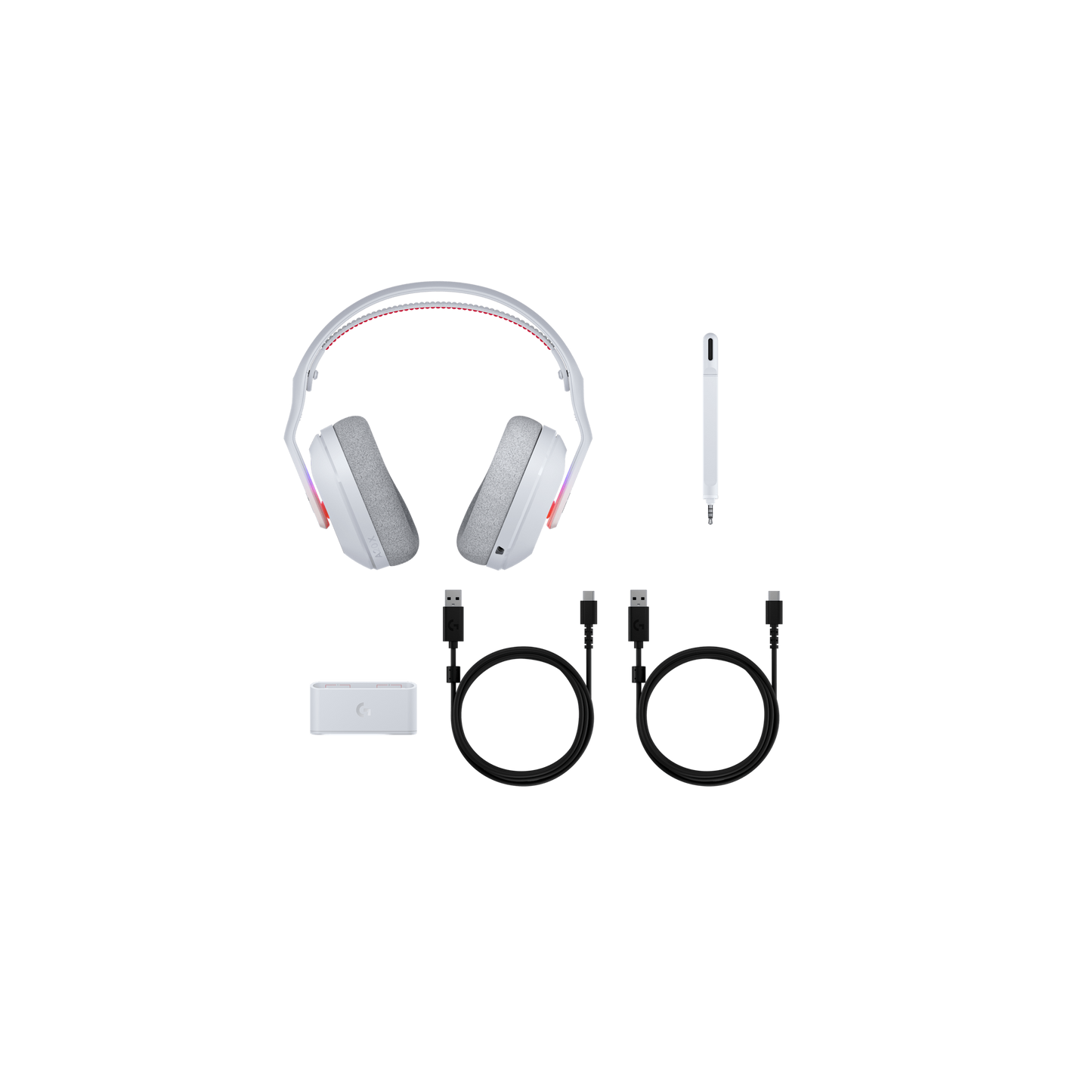 Logitech G ASTRO A20 X White wireless gaming headset with 48kHz boom microphone