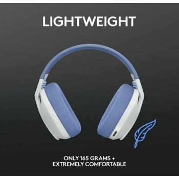 Logitech G435 Blue wireless gaming headset with built-in beamforming microphones