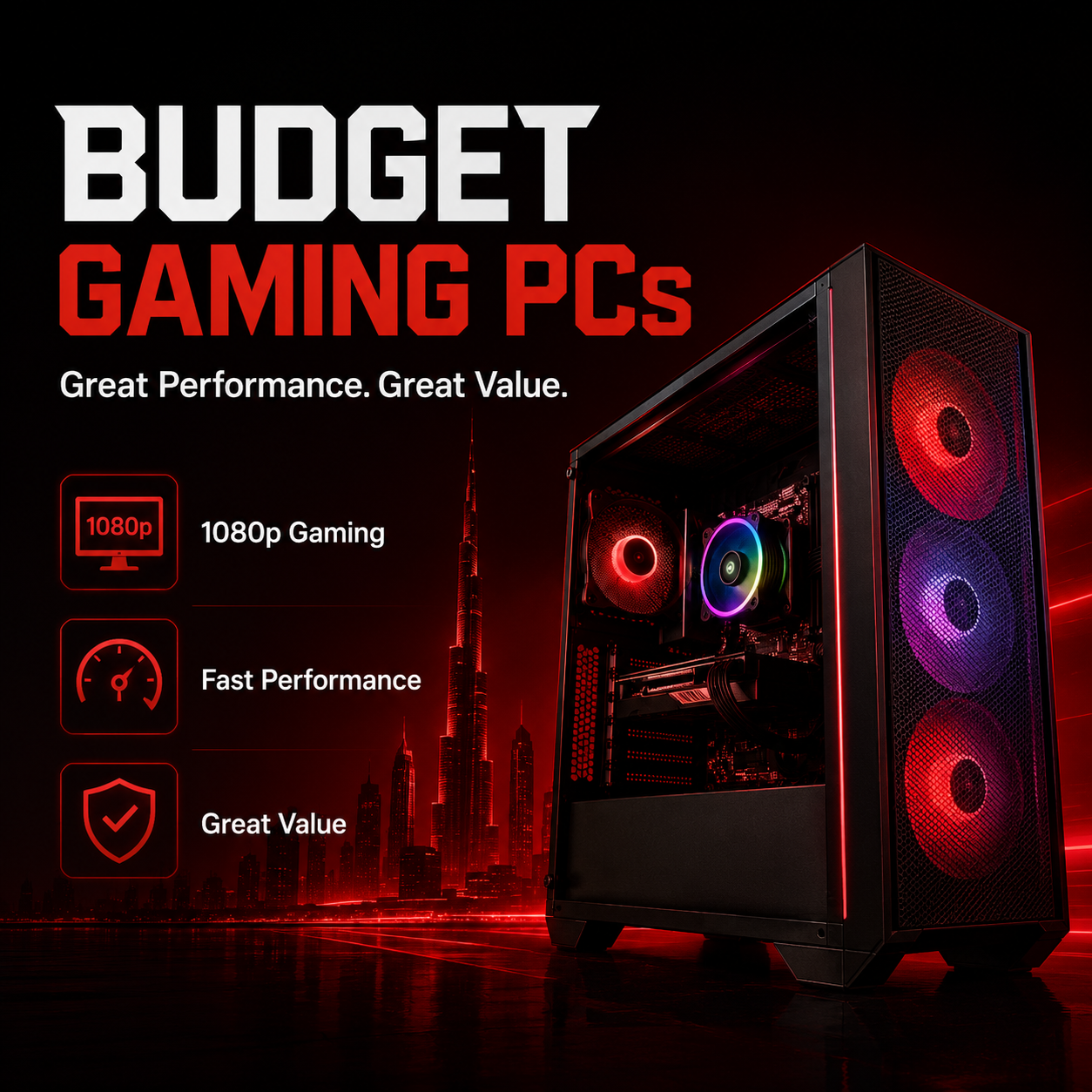 BUDGET GAMING PC DUBAI 