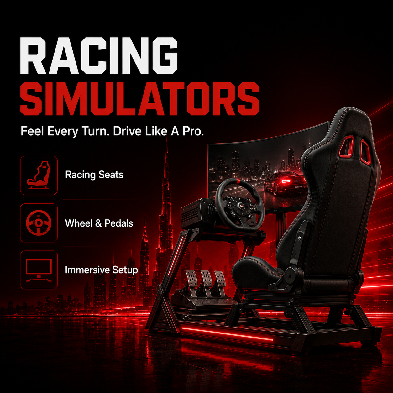 RACING SIMULATORS IN DUABI 
