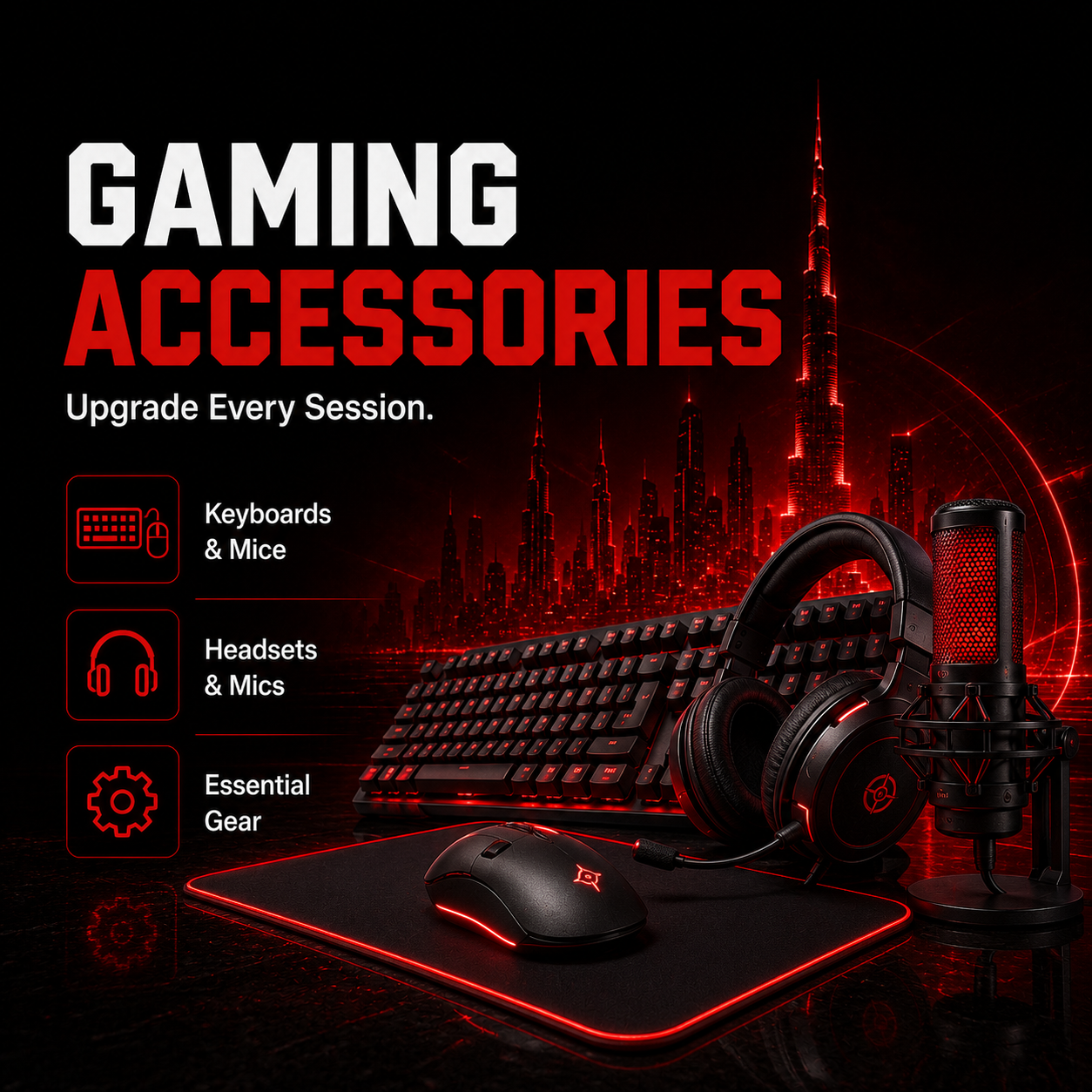 GAMING ACCESSORIES IN UAE 