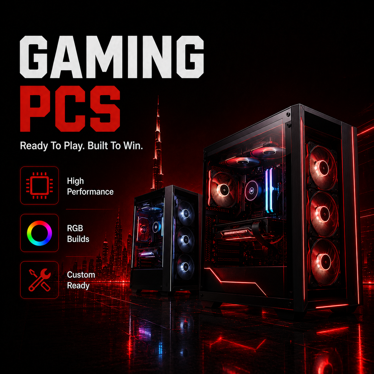 gaming pc's in Dubai