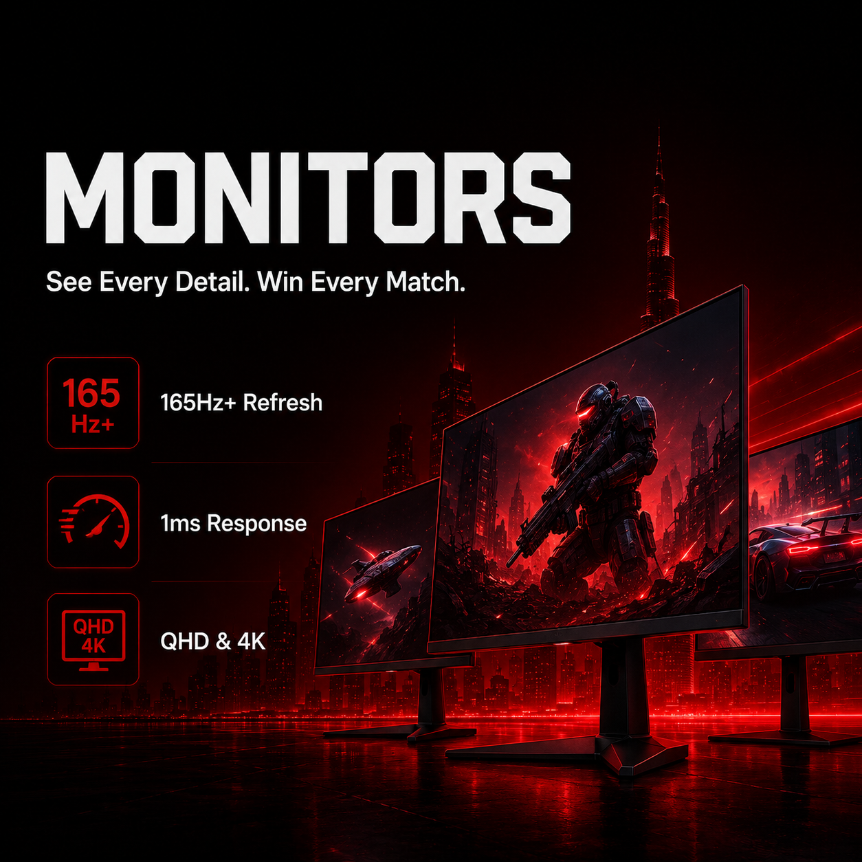 GAMING MONITORS IN DUBAI 