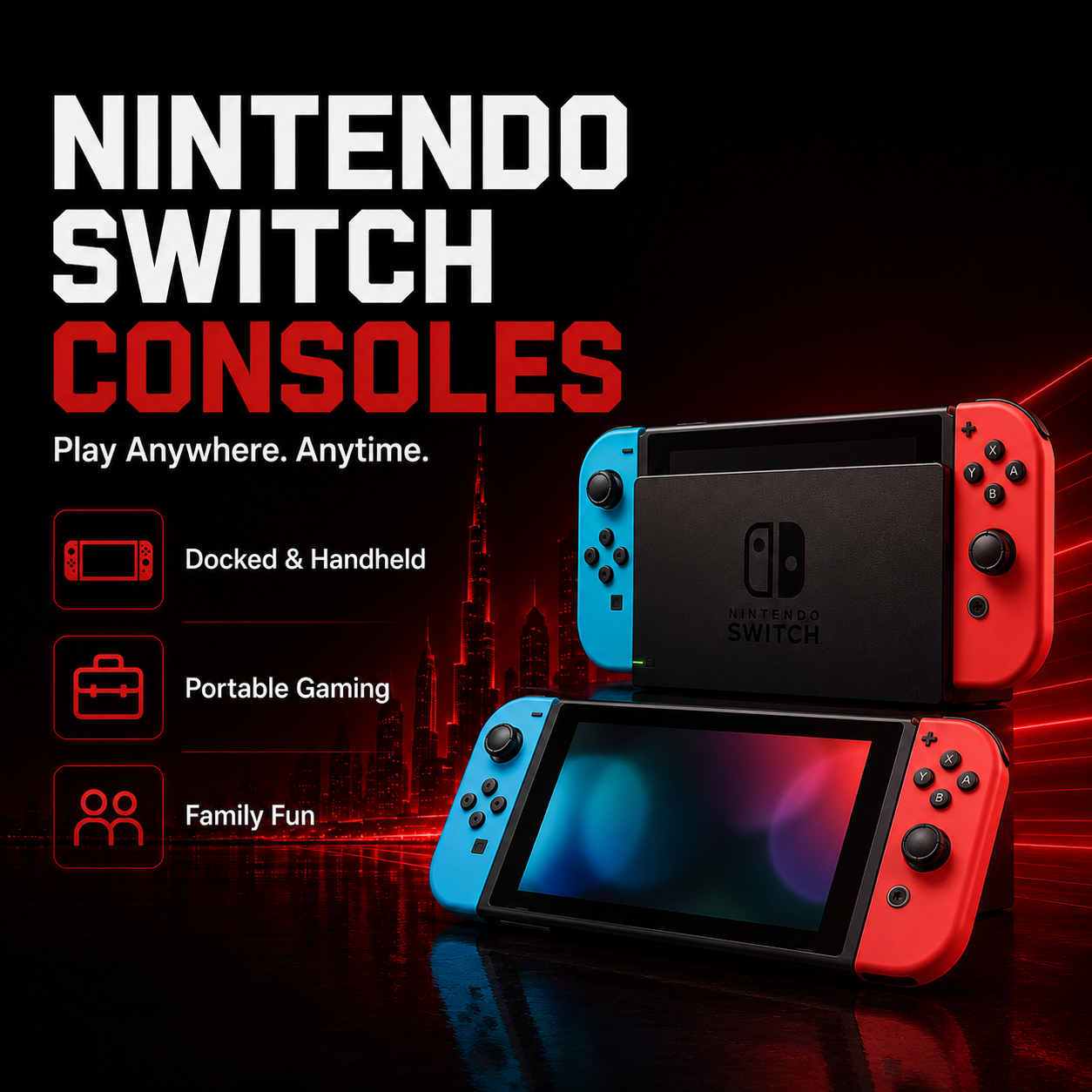 NINTENDO SWITCH CONSOLES IN DUBAI 