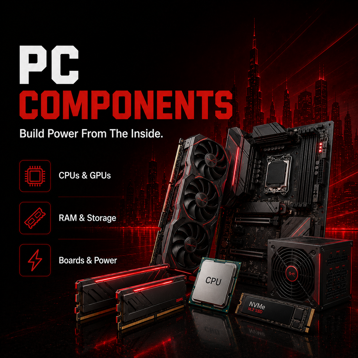 GAMING PC COMPONENTS IN UAE