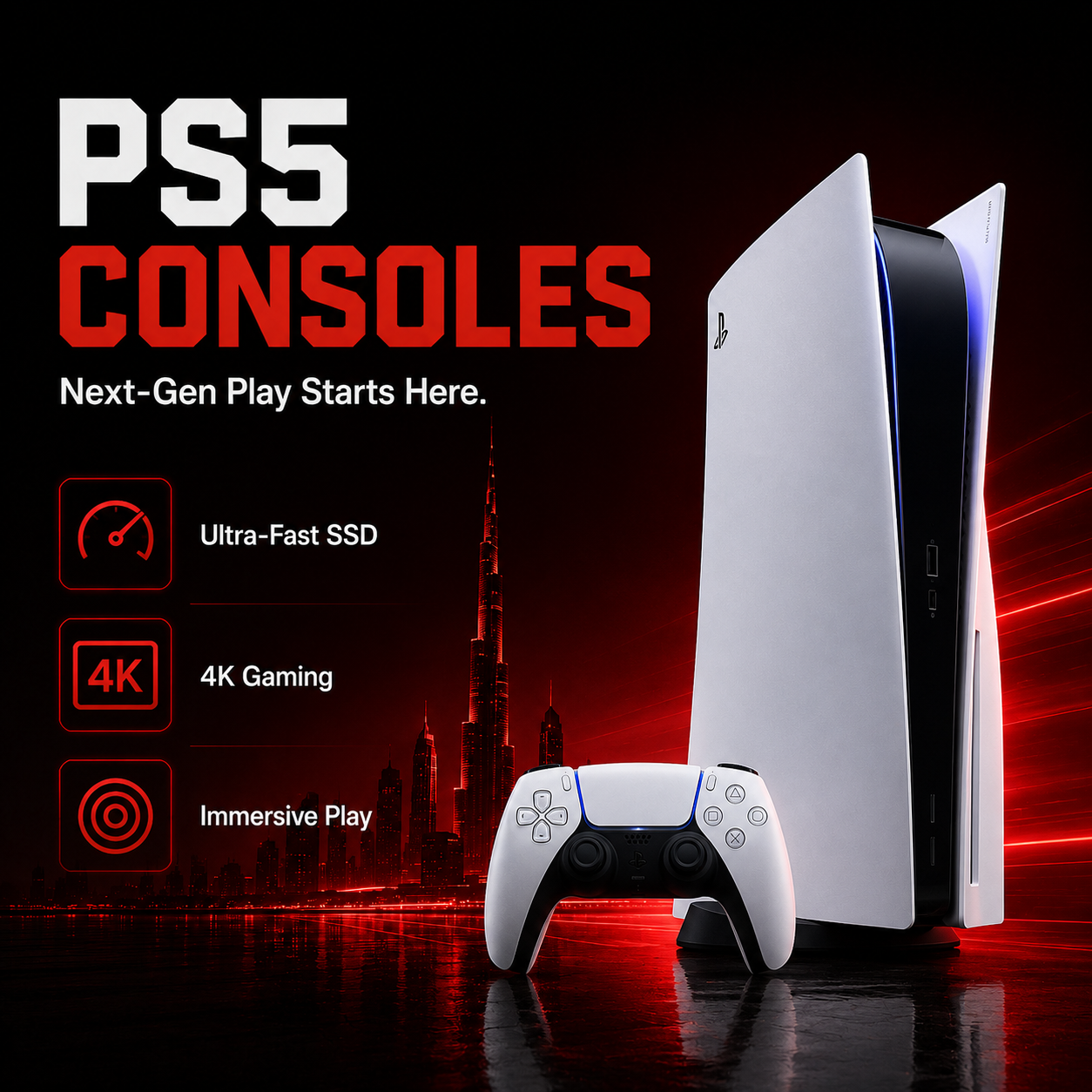 PLAYSTATION 5 CONSOLES IN DUBAI 