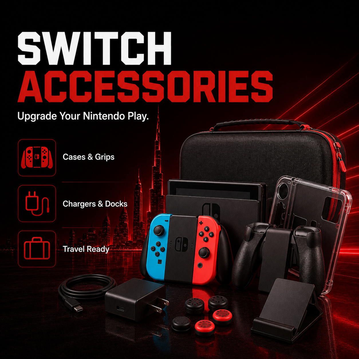 NINTENDO SWITCH ACCESSORIES 