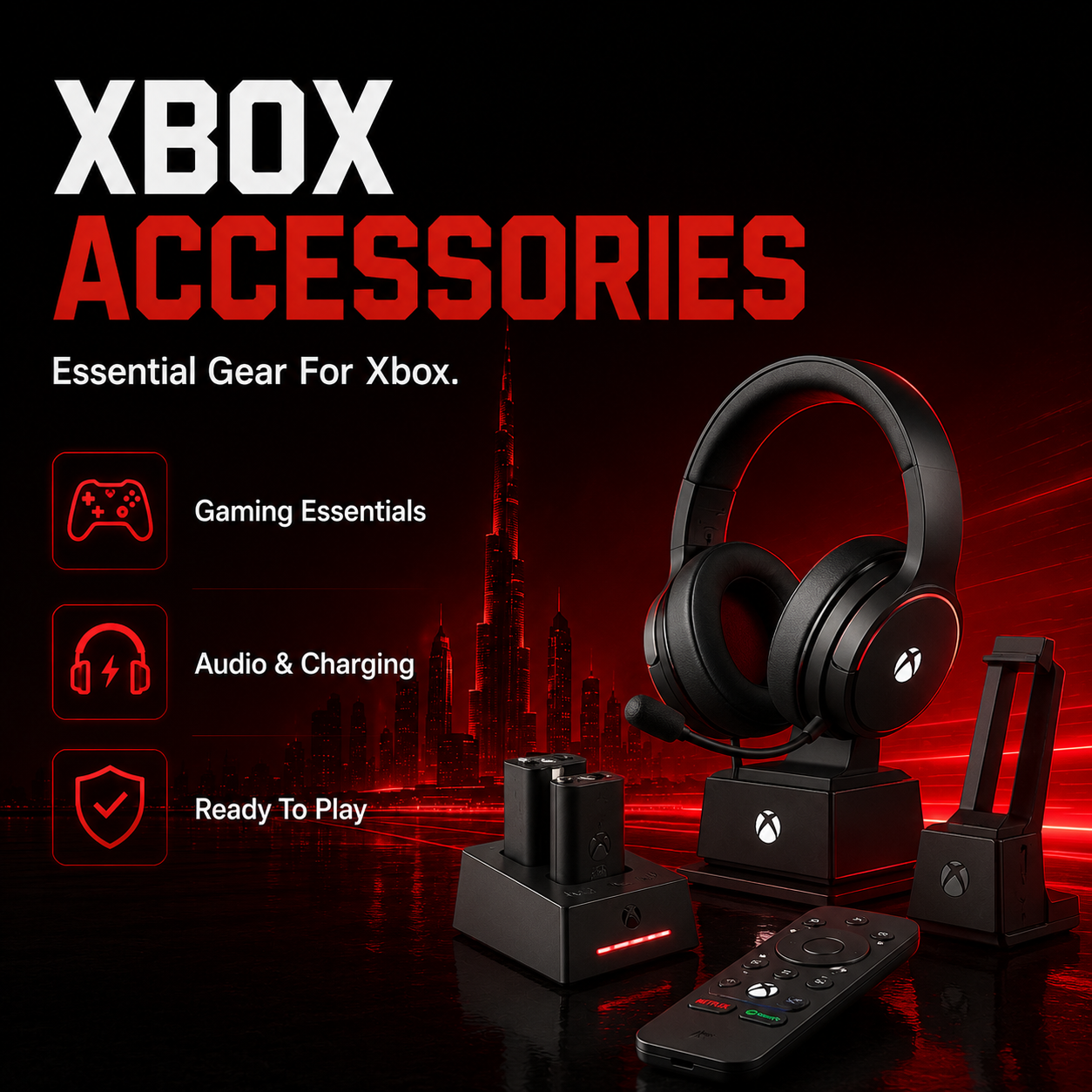 XBOX ACCESSORIES IN DUBAI