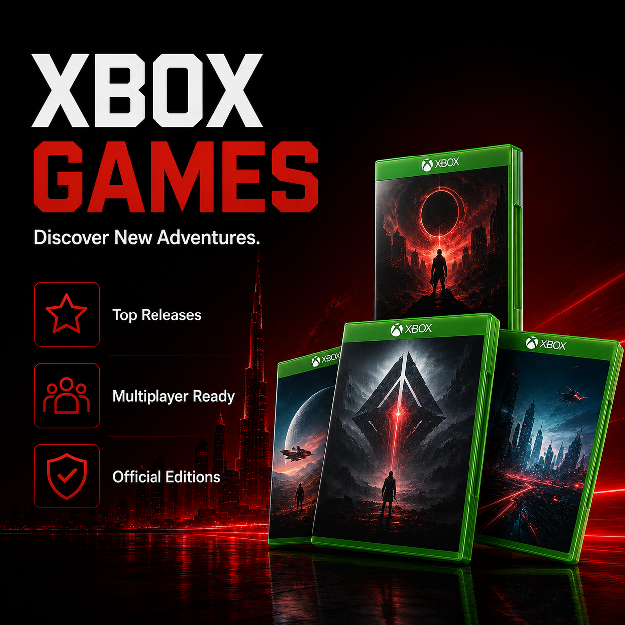 XBOX GAMES IN DUBAI 