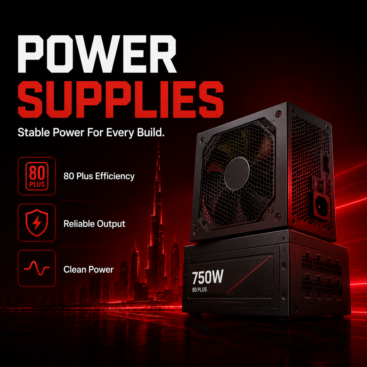 POWER SUPPLIES FOR GAMING PC