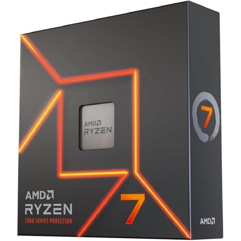 AMD Ryzen 7 7700X AM5 processor front view for gaming PC builds in Dubai
