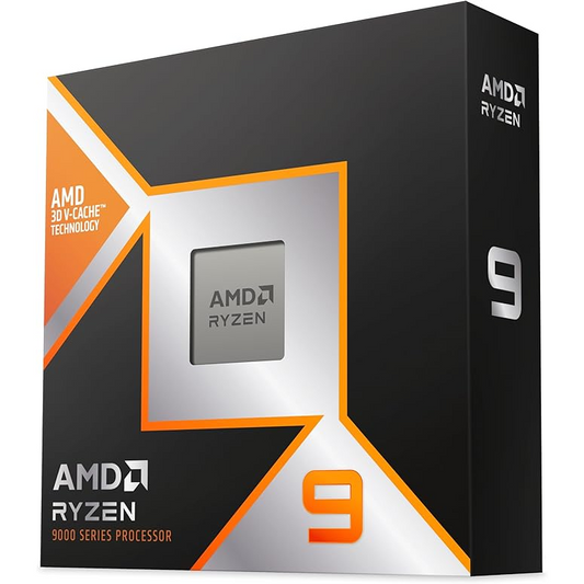 AMD Ryzen 9 9900X3D AM5 processor front view for gaming PC builds in Dubai