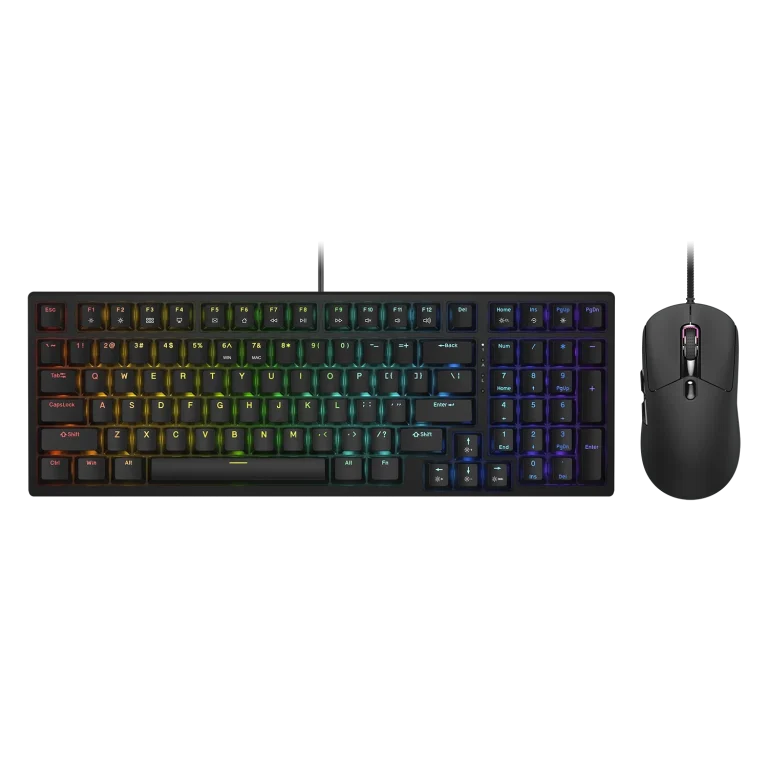 COUGAR Combat S mechanical gaming keyboard and mouse combo front view for gaming setups in Dubai