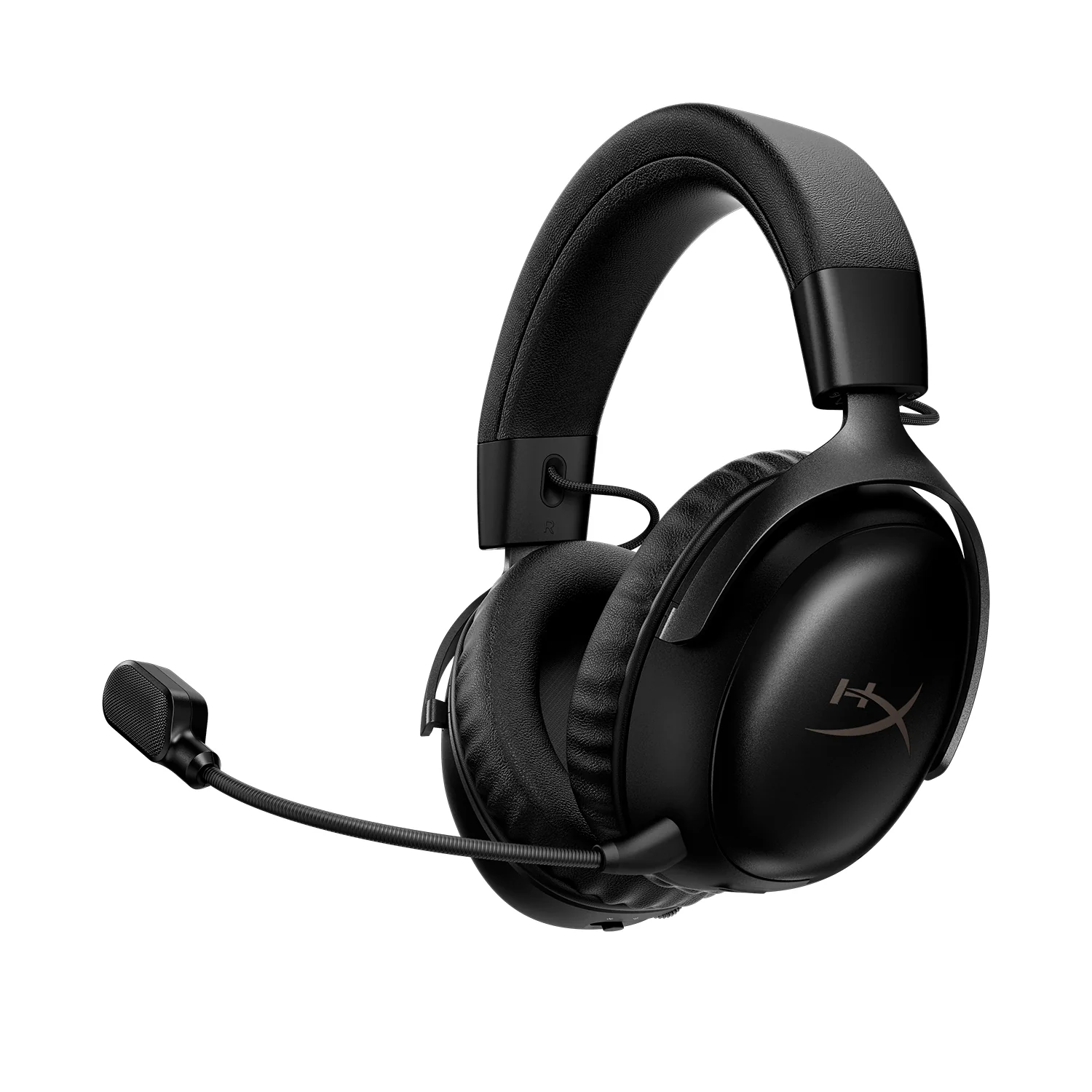 HyperX Cloud III S Wireless Gaming Headset Black front view for gaming setups in Dubai