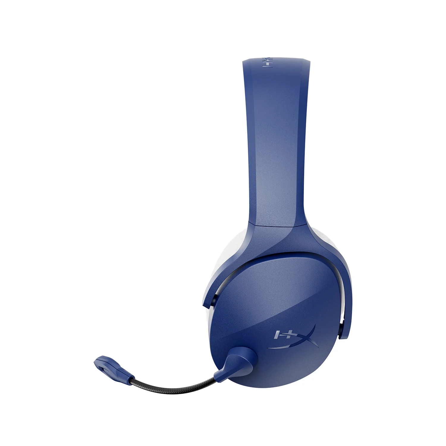 HyperX Cloud Jet Blue wireless gaming headset with swivel-to-mute boom microphone