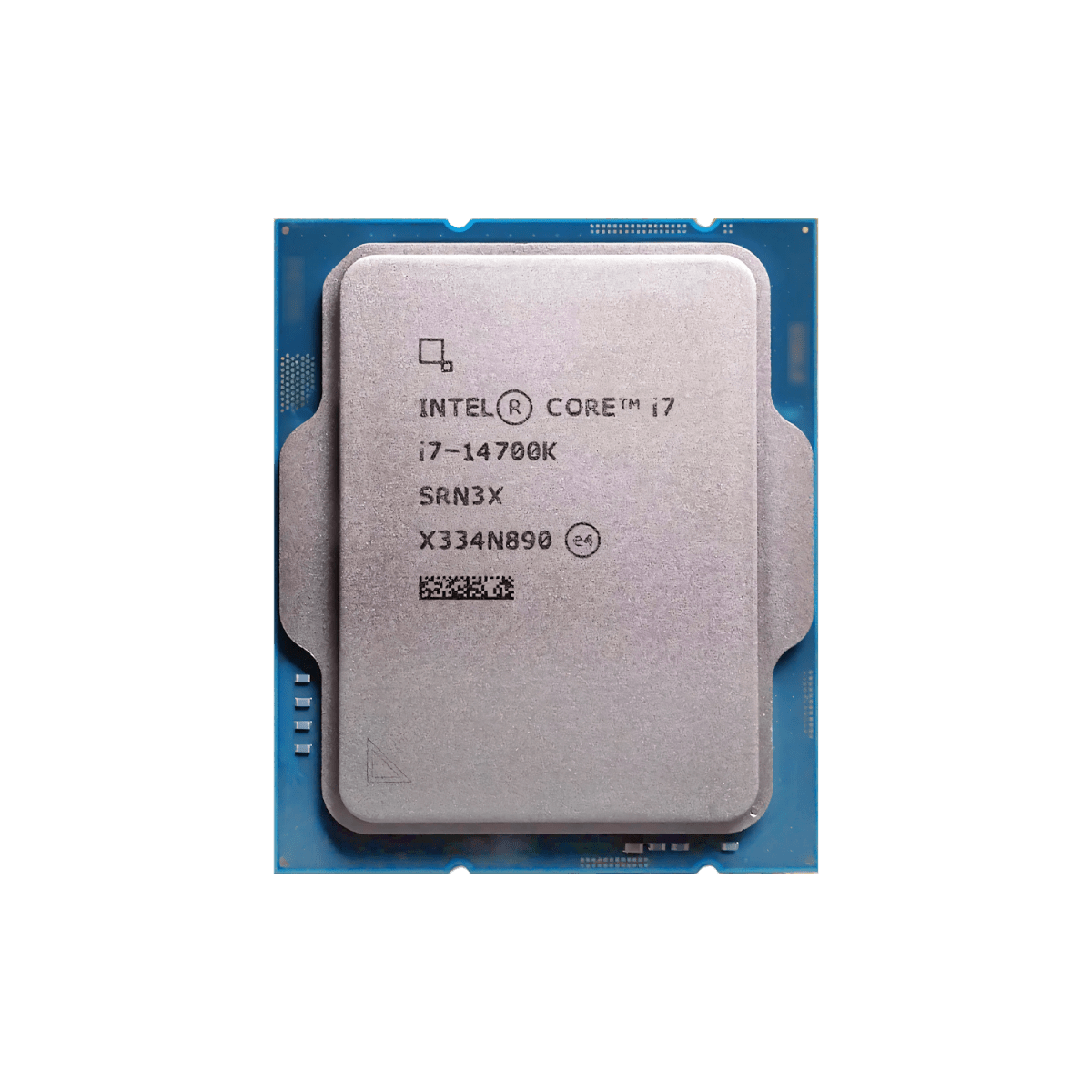 Intel Core i7-14700K 14th Gen tray processor front view for gaming PC builds in Dubai