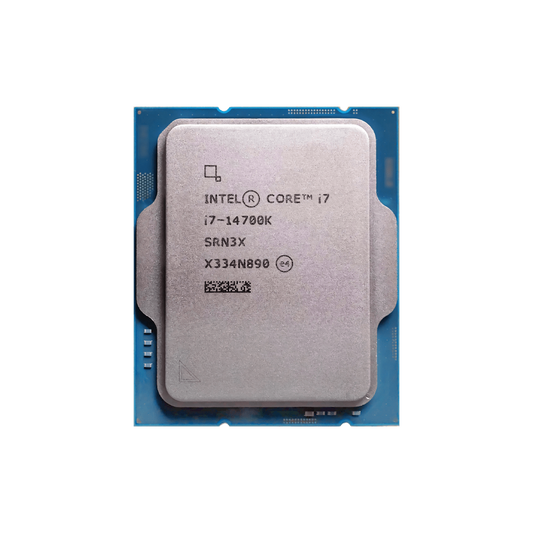 Intel Core i7-14700K 14th Gen tray processor front view for gaming PC builds in Dubai