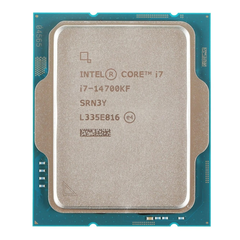 Intel Core i7-14700KF 14th Gen desktop processor angled product view