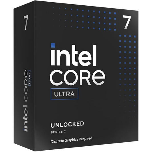 Intel Core Ultra 7 265KF LGA 1851 processor front view for gaming PC builds in Dubai