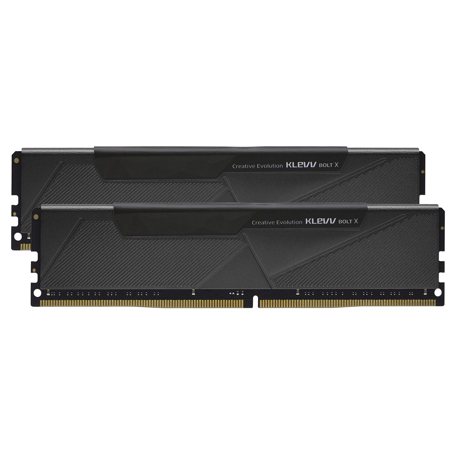 KLEVV BOLT X DDR4 3200MHz 16GB black RAM front view for gaming PC builds in Dubai