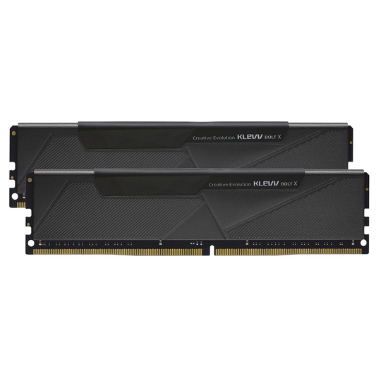 KLEVV BOLT X DDR4 3200MHz 16GB black RAM front view for gaming PC builds in Dubai