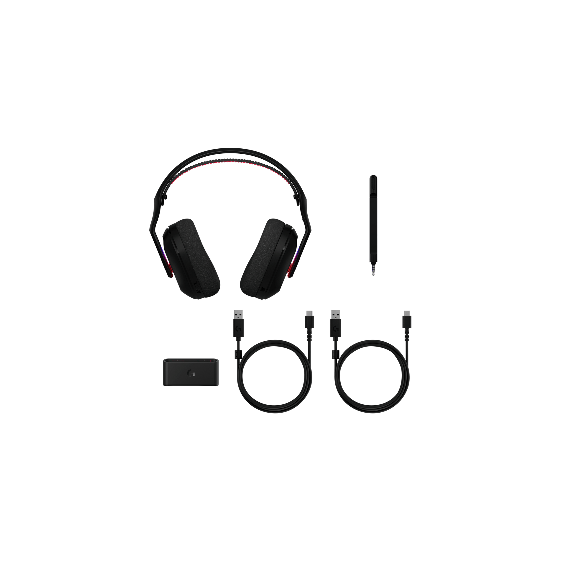 Logitech G ASTRO A20 X Black wireless gaming headset with 48kHz boom microphone