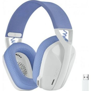 Logitech G435 LIGHTSPEED Wireless Gaming Headset Blue front view for gaming setups in Dubai