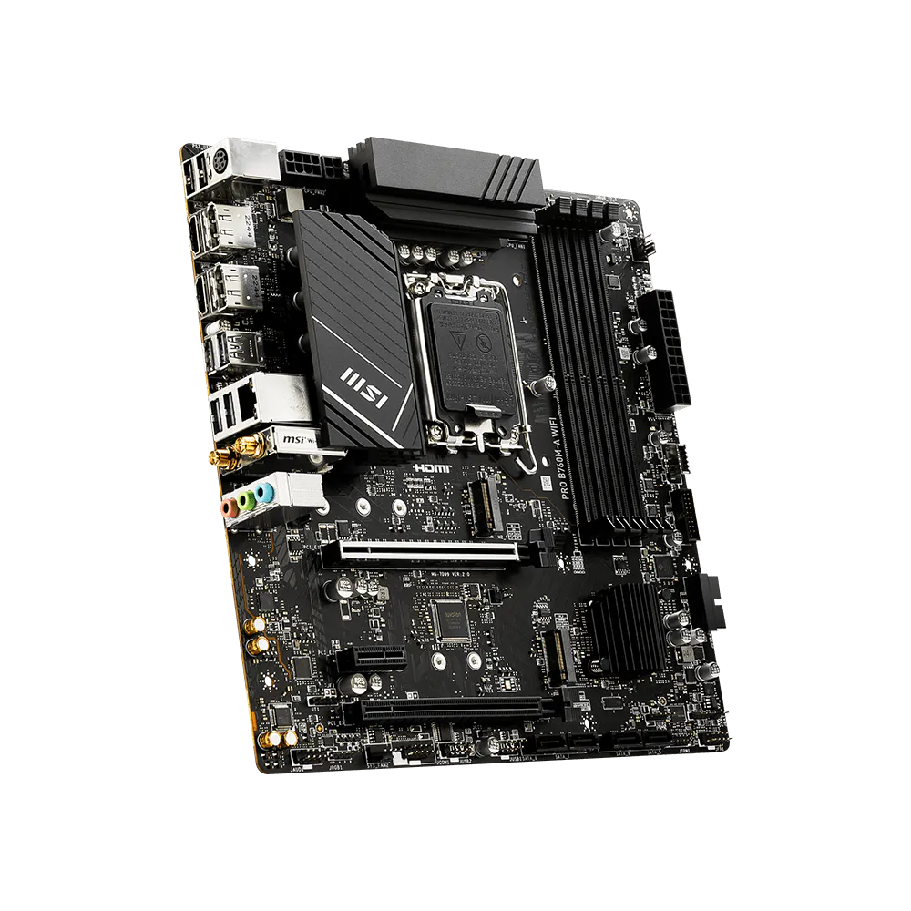 MSI PRO B760M-A WiFi DDR5 motherboard retail box